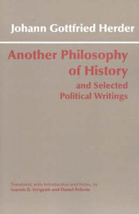 Cover image for Another Philosophy of History and Selected Political Writings