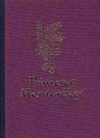 Cover image for Primeros Memoriales, Part 1: Facsimile Edition