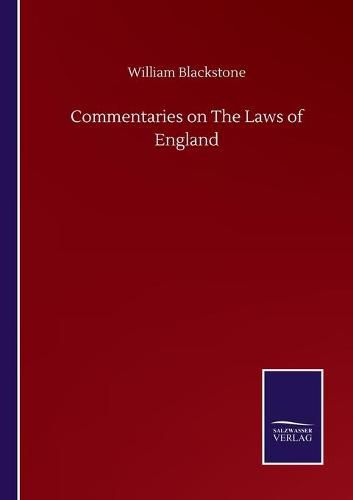 Cover image for Commentaries on The Laws of England