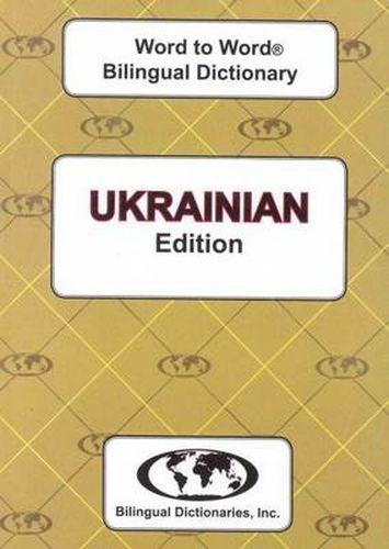 Cover image for English-Ukrainian & Ukrainian-English Word-to-Word Dictionary