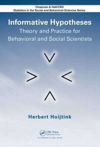 Cover image for Informative Hypotheses: Theory and Practice for Behavioral and Social Scientists