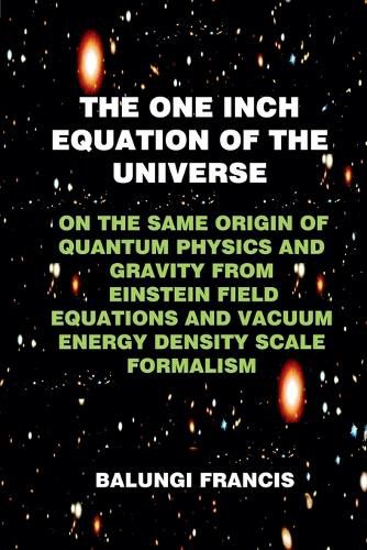 Cover image for The One Inch Equation of the Universe