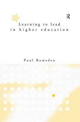 Cover image for Learning to Lead in Higher Education