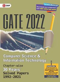 Cover image for Gate 2022 Computer Science and Information Technology - 30 Years Chapter Wise Solved Papers (1992-2021).