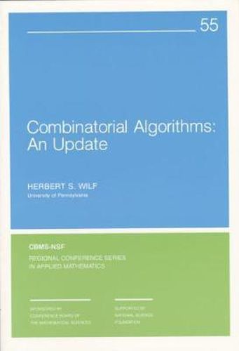 Cover image for Combinatorial Algorithms: An Update