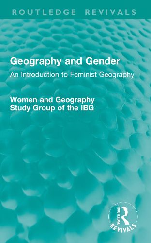 Cover image for Geography and Gender