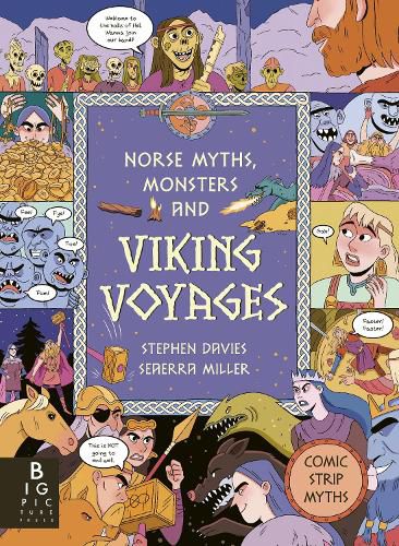Cover image for Norse Myths, Monsters and Viking Voyages