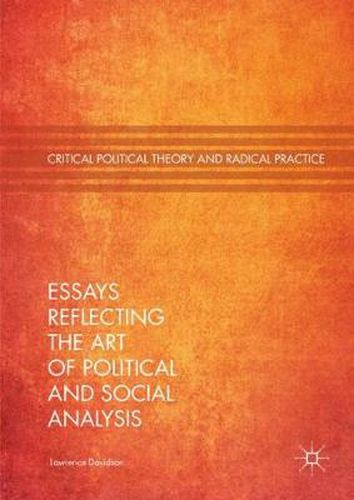 Cover image for Essays Reflecting the Art of Political and Social Analysis