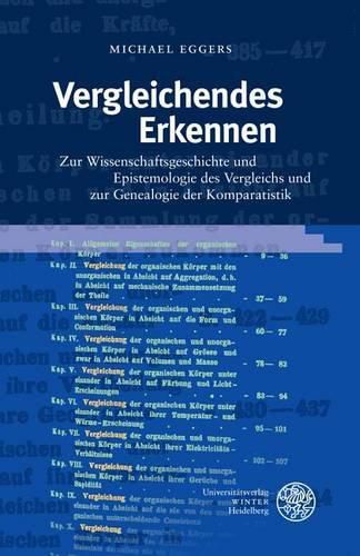 Cover image for Vergleichendes Erkennen: Zur Wissenschaftsgeschichte Und Epistemologie Des Vergleichs Und Zur Genealogie Der Komparatistik