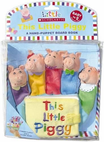 Cover image for Little Scholastic: Little Piggy Hand-Puppet Board Book