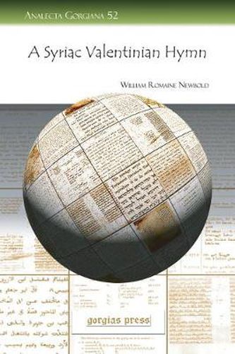 A Syriac Valentinian Hymn: An Excerpt from Epiphanius' Panarion