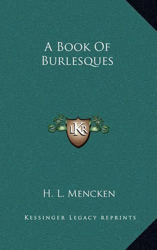 A Book of Burlesques