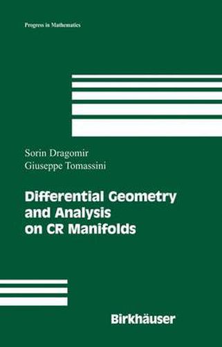 Cover image for Differential Geometry and Analysis on CR Manifolds