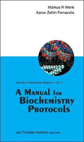 Cover image for Manual For Biochemistry Protocols, A