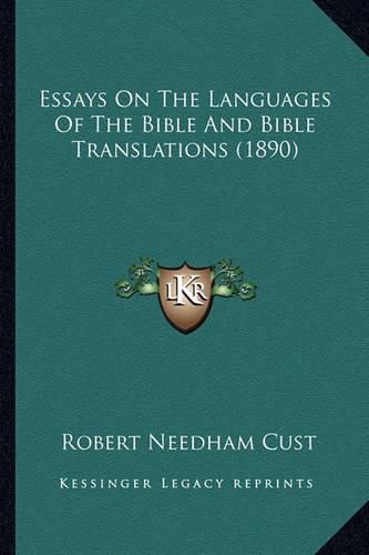 Cover image for Essays on the Languages of the Bible and Bible Translations (1890)