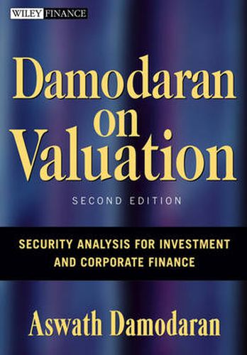 Cover image for Damodaran on Valuation: Security Analysis for Investment and Corporate Finance