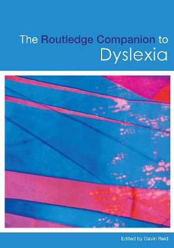 Cover image for The Routledge Companion to Dyslexia