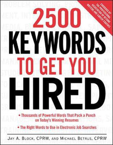 Cover image for 2500 Keywords to Get You Hired
