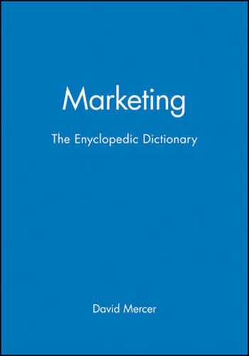 Cover image for Marketing: The Encyclopaedic Dictionary