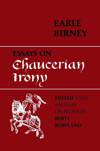 Cover image for Essays on Chaucerian Irony