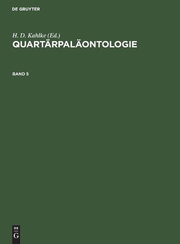 Cover image for Quartarpalaontologie
