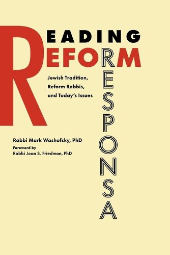 Cover image for Reading Reform Responsa