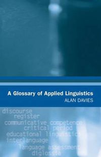 Cover image for A Glossary of Applied Linguistics