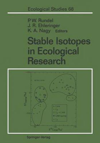 Cover image for Stable Isotopes in Ecological Research