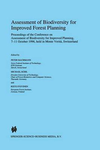 Cover image for Assessment of Biodiversity for Improved Forest Planning