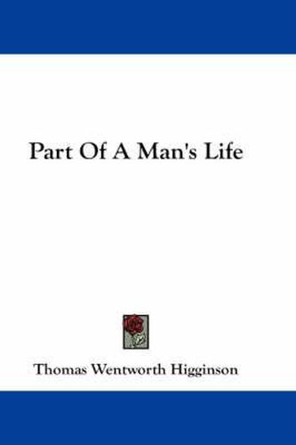 Cover image for Part of a Man's Life