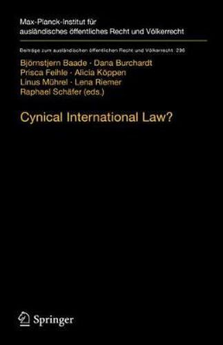 Cover image for Cynical International Law?: Abuse and Circumvention in Public International and European Law