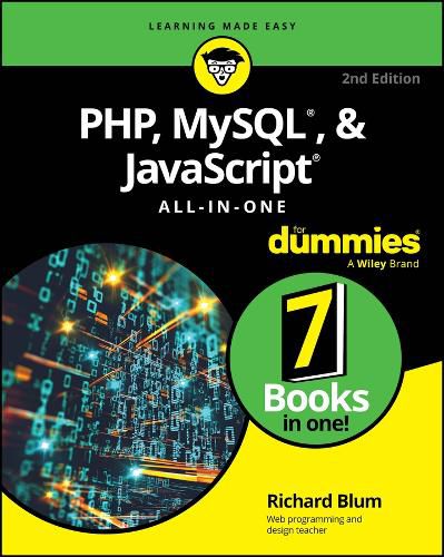 Cover image for PHP, MySQL, & JavaScript All-In-One For Dummies