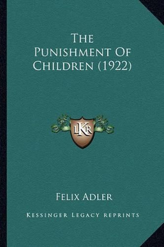 The Punishment of Children (1922)