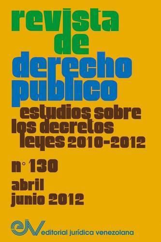 Cover image for REVISTA DE DERECHO PUBLICO (Venezuela), No. 130, Abril-Junio 2012