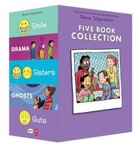 Cover image for Raina Telgemeier Five Book Collection: Smile, Drama, Sisters, Ghosts, Guts