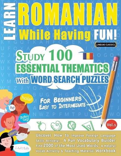 Cover image for Learn Romanian While Having Fun! - For Beginners