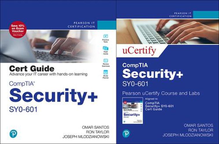 Cover image for Comptia Security+ Sy0-601 Cert Guide Ucertify Course and Labs Card and Textbook Bundle