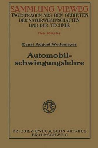 Automobilschwingungslehre