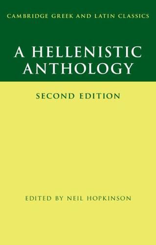 Cover image for A Hellenistic Anthology