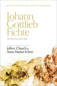 Cover image for Johann Gottlieb Fichte: The Doctrine of the State