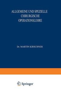 Cover image for Allgemeine und Spezielle Chirurgische Operationslehre: Dritter Band / Zweiter Teil