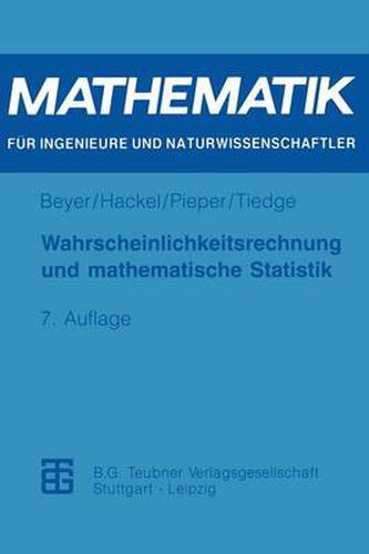 Wahrscheinlichkeitsrechnung Und Mathematische Statistik