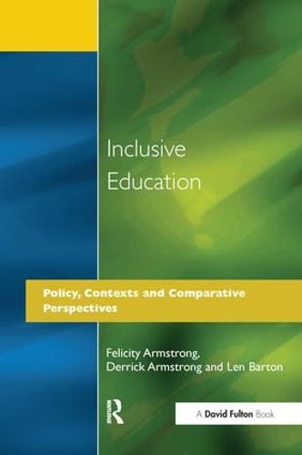 Cover image for Inclusive Education: Policy, Contexts and Comparative Perspectives