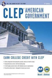 Cover image for Clep(r) American Government Book + Online