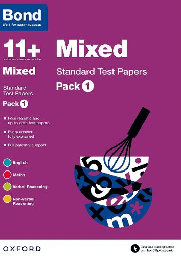 Bond 11+: Mixed: Standard Test Papers: Pack 1