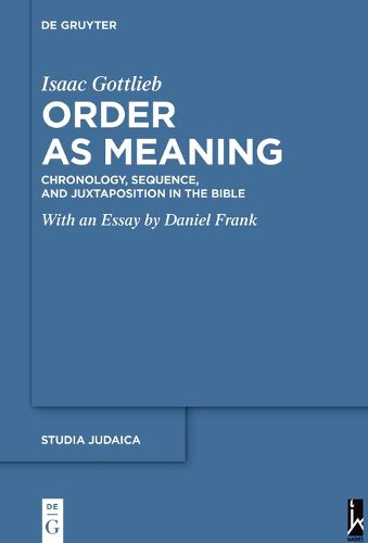 Cover image for Order as Meaning