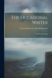 Cover image for The Occasional Writer