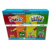 Cover image for Numberblocks and Alphablocks: My First Numbers and Letters Set (4 wipe-clean books with pens included)