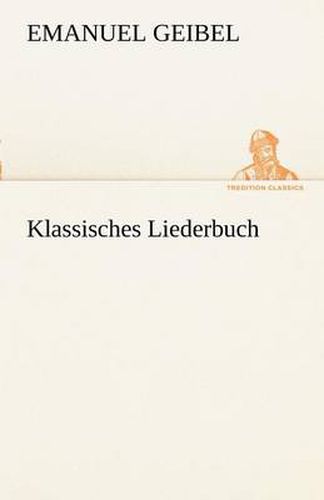 Cover image for Klassisches Liederbuch