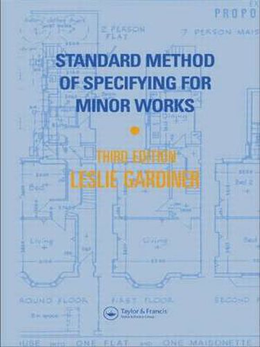 Cover image for Standard Method of Specifying for Minor Works